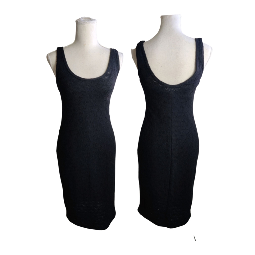 Nation Ltd Bodycon Black Lined Dress